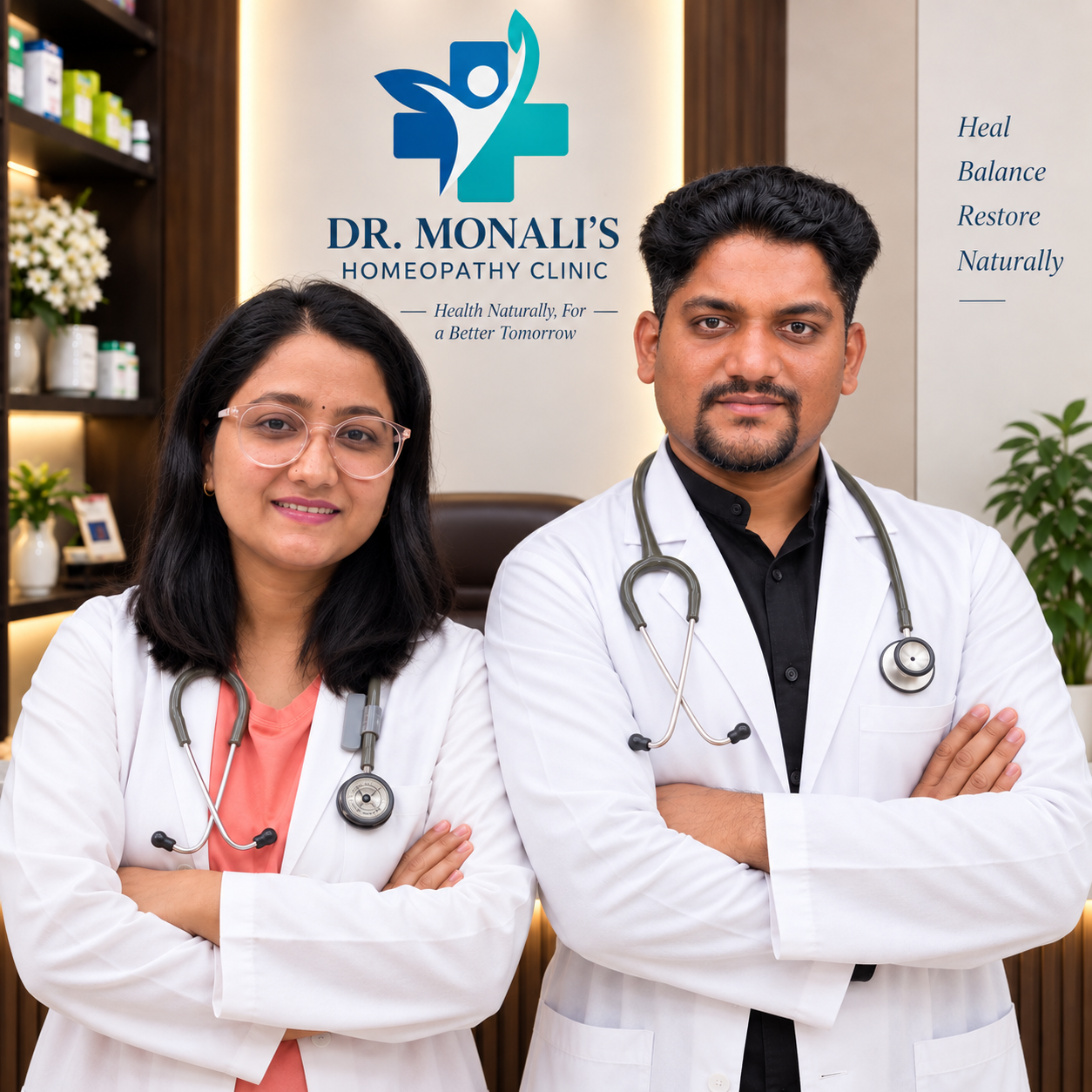 Dr. Monali Subhedar & Dr. Sachin Subhedar - Dr. Monali's Homeopathy Clinic